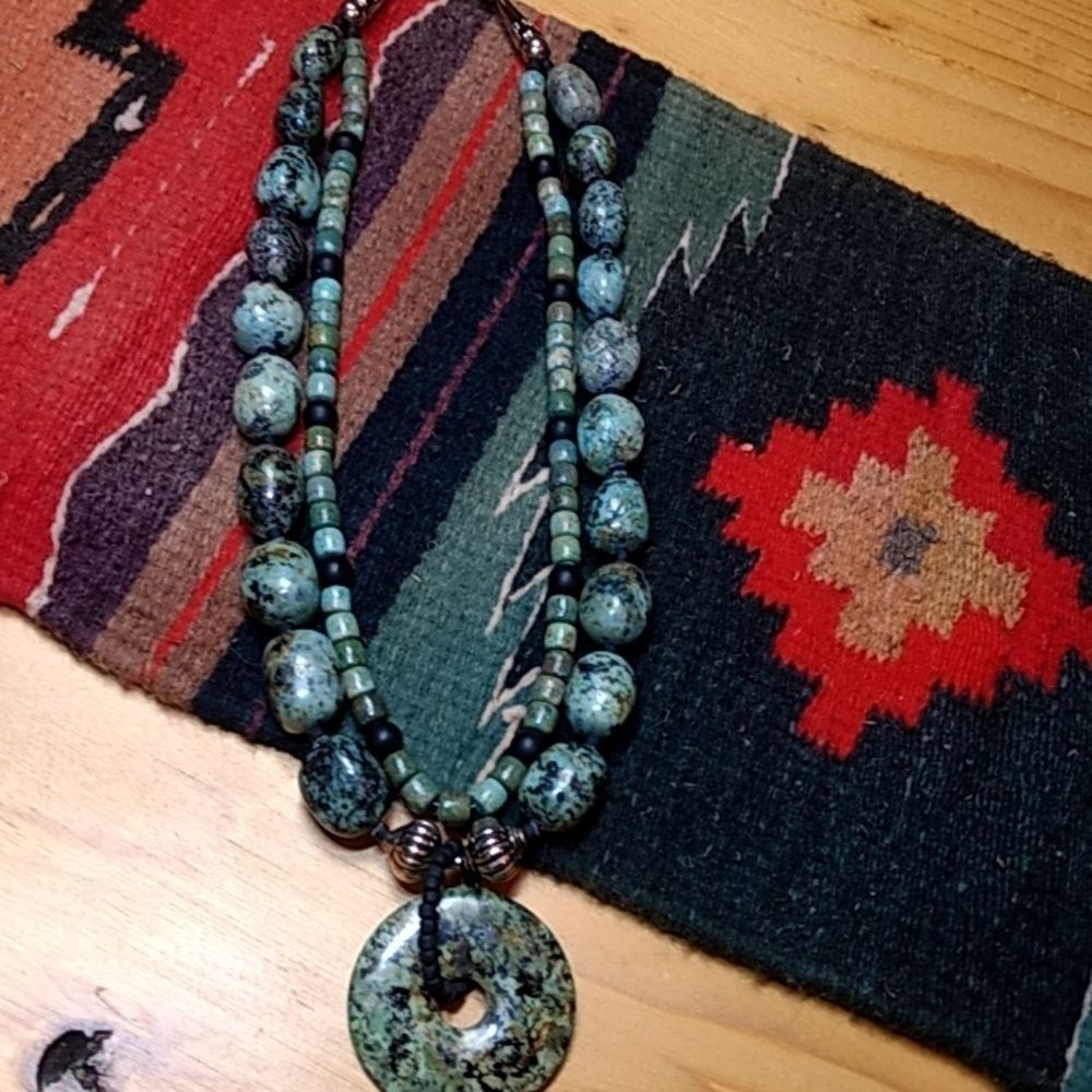 African Turquoise Necklace